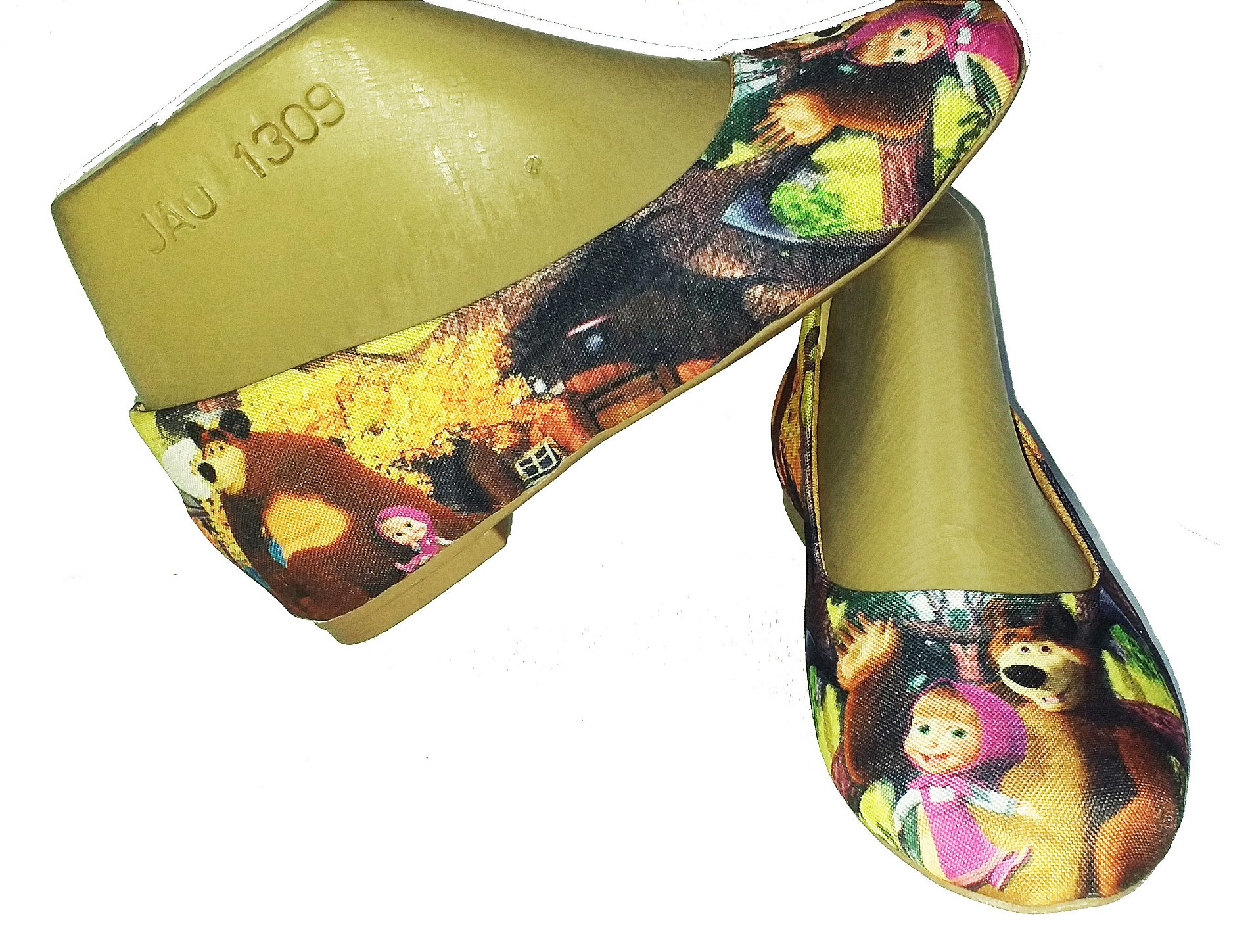 Sapatilha Infantil Sapatilha Masha e o Urso Infantil Disney Tam. 23 ao 33